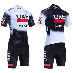 New Black UAE Cycling Maillot Jersey Shorts Men Women Ropa Ciclismo MTB Road Bicycle Jersey Riding Bike T-shirt Pants Clothing