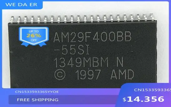 

IC new original AM29F400BB AM29F400BB-55SI AM29F400BB-55 29F400BB SOP44