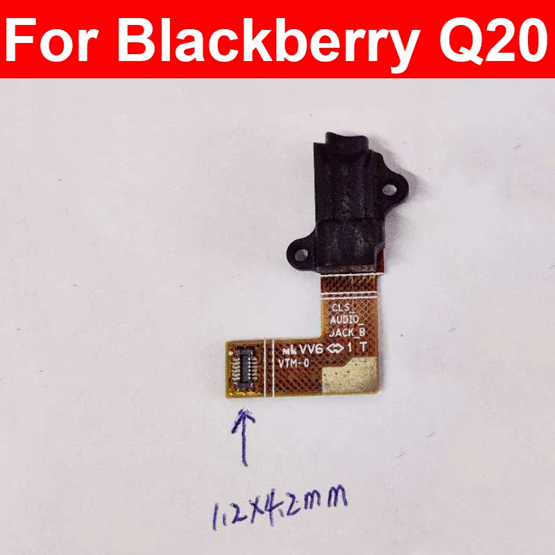 Earpiece Ear Speaker Aduio Jack Flex Cable For Blackberry Classic Q20 Q25 Earphone Receiver Port Flex Ribbon Replacement Parts image 2