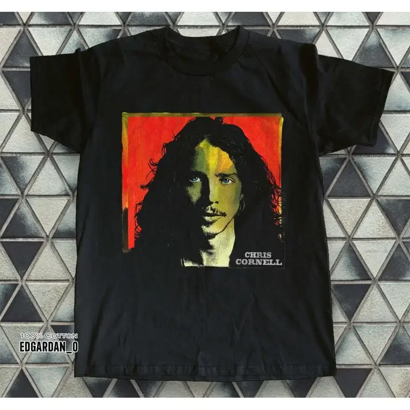 Chris Cornell Rhythm Guitarist Black T Shirt Size S 5Xl