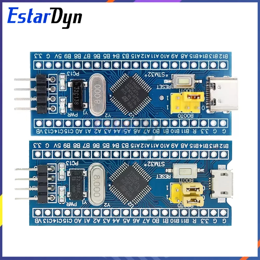 STM32F103C8T6/C6T6 Scheda di Sistema Minima Tipo-C/Micro USB ARM Cortex-M3 Core 72MHz 64Flash Per Arduino FAI DA TE IoT