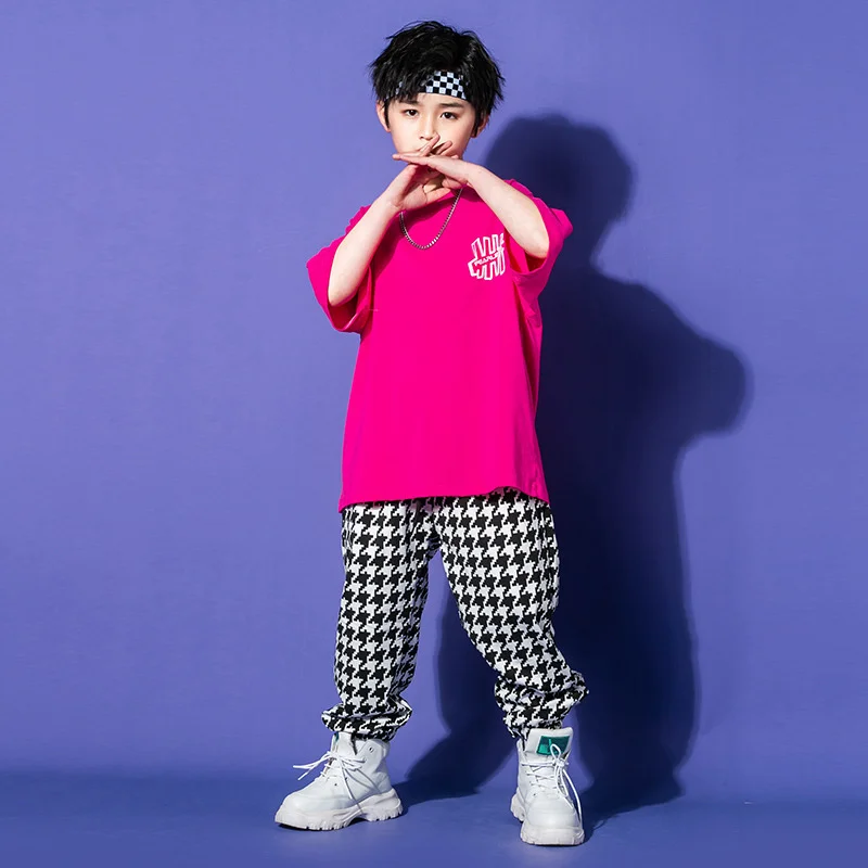 

Children's hip-hop trendy clothes, boys' Drum Show Performance clothes, boys' Jazz Performance clothes