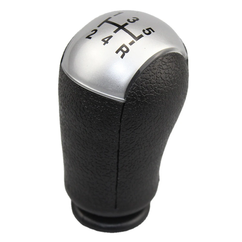 

Car Interior Upgrade Black 5 6 Speed Knob Car Gear Shift Knob Accessory Car Accessory ABS Material PU Material Practical Design