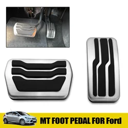 Car Pedals For Ford Focus 2 3 4 2005 2018 Mondeo Kuga Escape Mondeo Mazda3 LINCOLN Accelerator Brake Clutch Foot Pedal Pad Cover