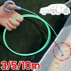3/5/10m Car Drain Hole Cleaning Brush Car Sunroof Windshield Long Hose Drain Hole Unclogger Car Pipe Cleaners Car Accessories