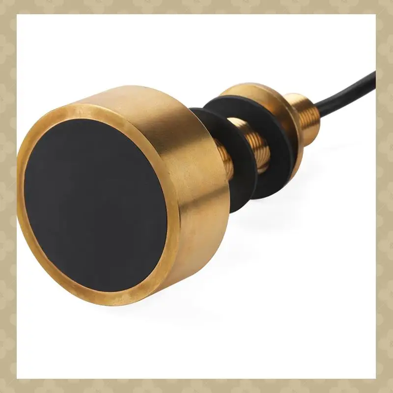 

AB45 TD-25 Dual Frequency Sensor Probe Transducer For Fishing Instruments, 600W, 3-Pin Three-Core Aviation Plug, Bronze