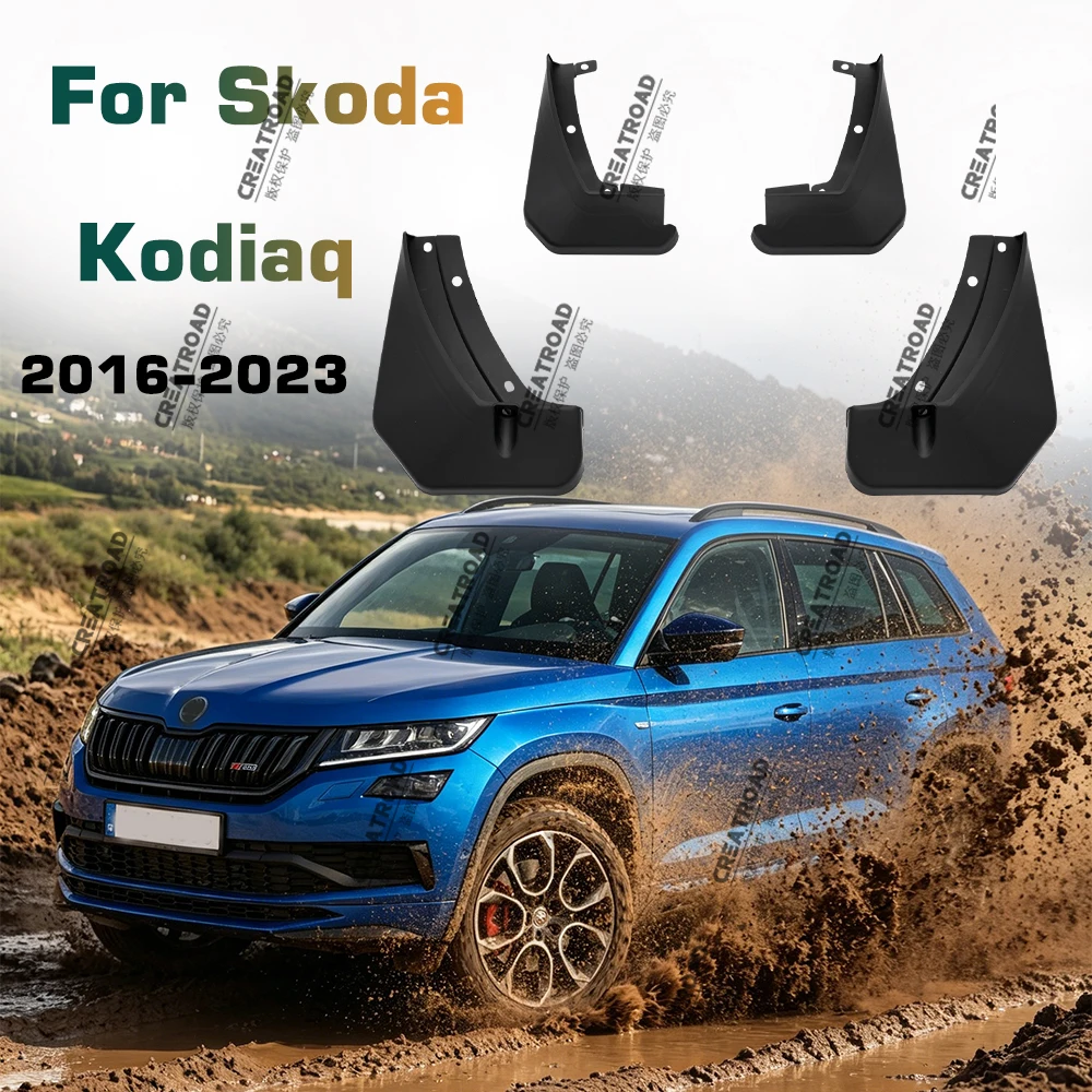 Für Skoda Kodiaq 2016–2023 2017 2018 2019 2020 2021 2022 Kotflügel Kotflügel Schmutzfänger Schutz Spritzschutz Kotflügel Autozubehör