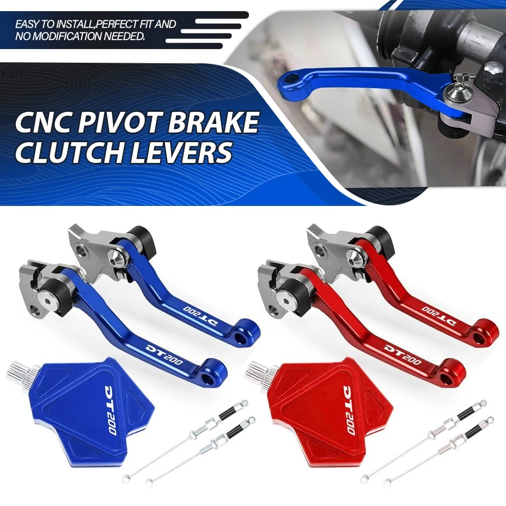 

Dirt Bike CNC Brake Clutch Levers Stunt Clutch Pull Cable Lever Easy System For YAMAHA DT200 1988 1989 1990 1991 1992 1993 1994