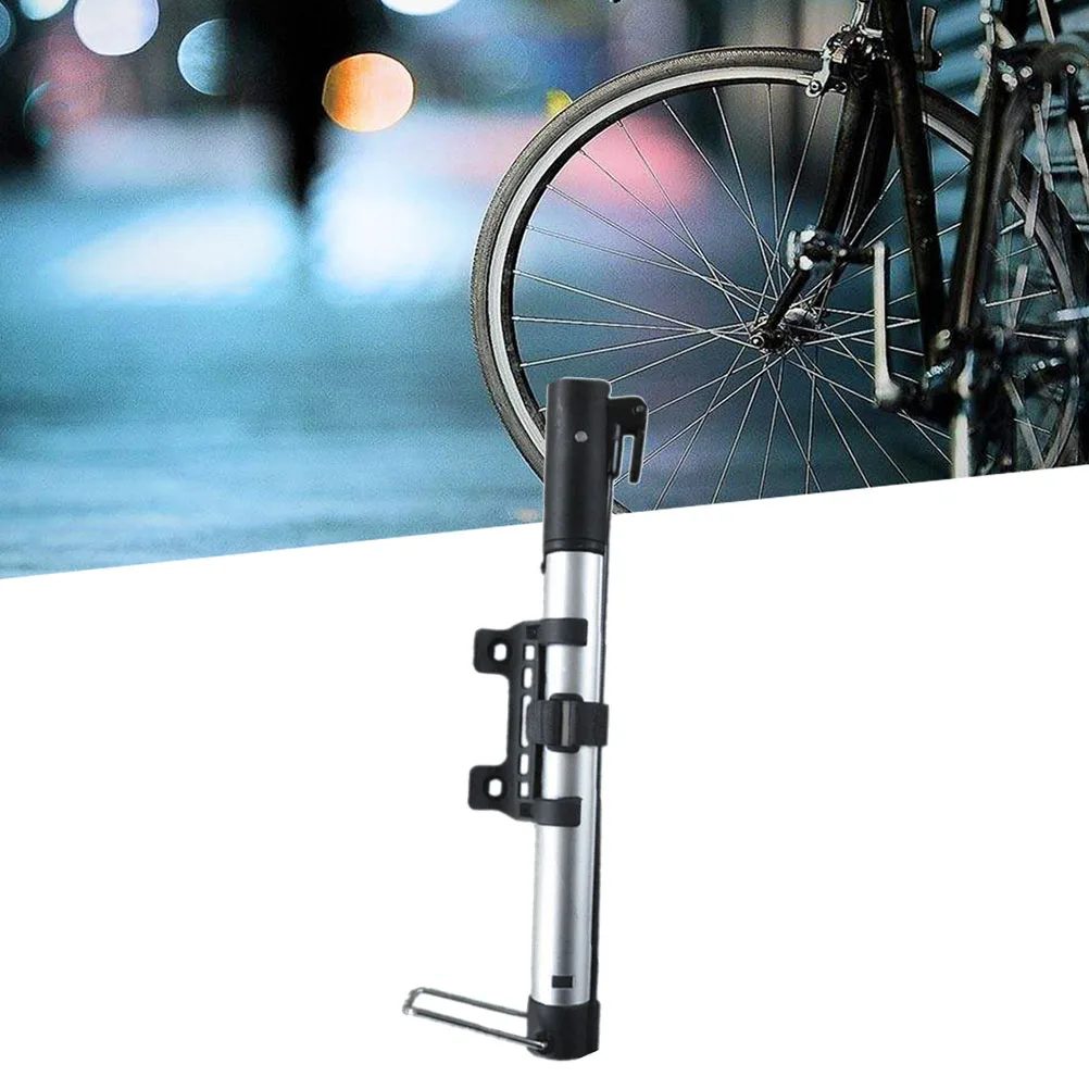 

Mini Portable High Pressure Bike Pump Aluminum Alloy For Mountain Bicycle Multi-Functional Air Needle Universal American French