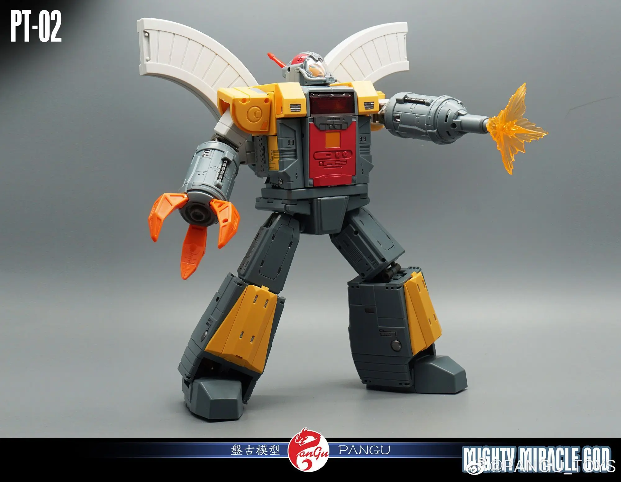 Transformation PANGU MODEL PT-02 PT02 MIGHTY MIRACLE GOD Omega SP Huge Dragon Defensive Fortress Base Action Figure IN STOCK