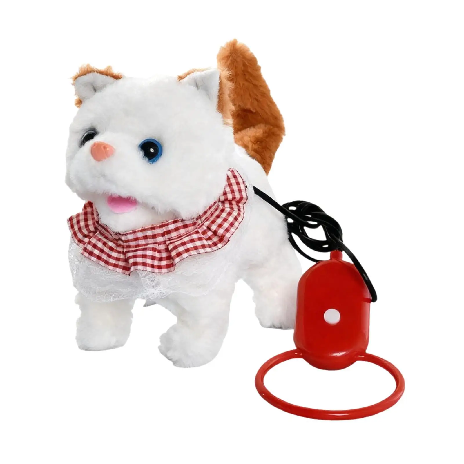 Elektroniczny pluszowy kot, zabawka do chodzenia, śmieszny, uroczy, kawaii, symulacja z dźwiękami i ruchami dla dzieci, dziewczynek i chłopców.