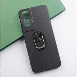 For TCL 40 NxtPaper 4G 505 TCL505 Back Ring Holder Bracket Phone Case Smartphone TPU Soft Silicone Cover
