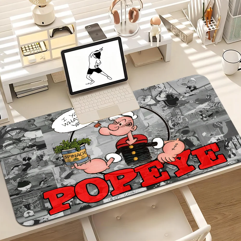 Anime P-popeyes-Sailor Beautiful Large Gaming Mousepad L XL XXL Gamer Mouse Pad Size For Game Keyboard Pad For Gamer