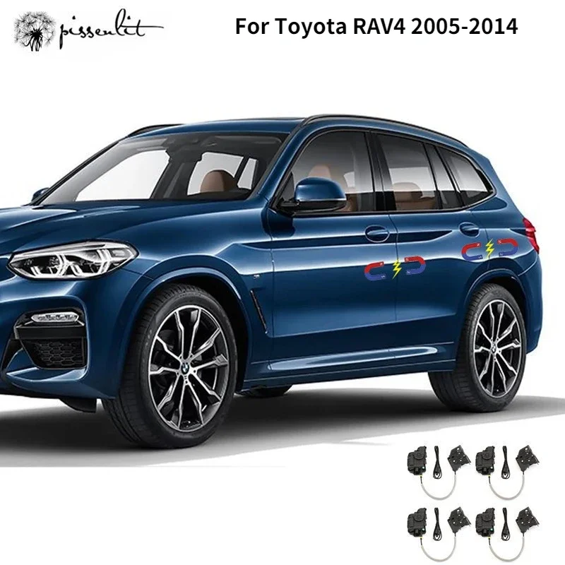 

Smart Auto Electric Suction Door Lock For Toyota RAV4 2005-2014 Accessories Automatic Soft Close Door Super Silence Vehicle Door