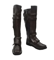 Darth Vader Anakin Skywalker Cosplay Shoes Brown Boots Custom Made