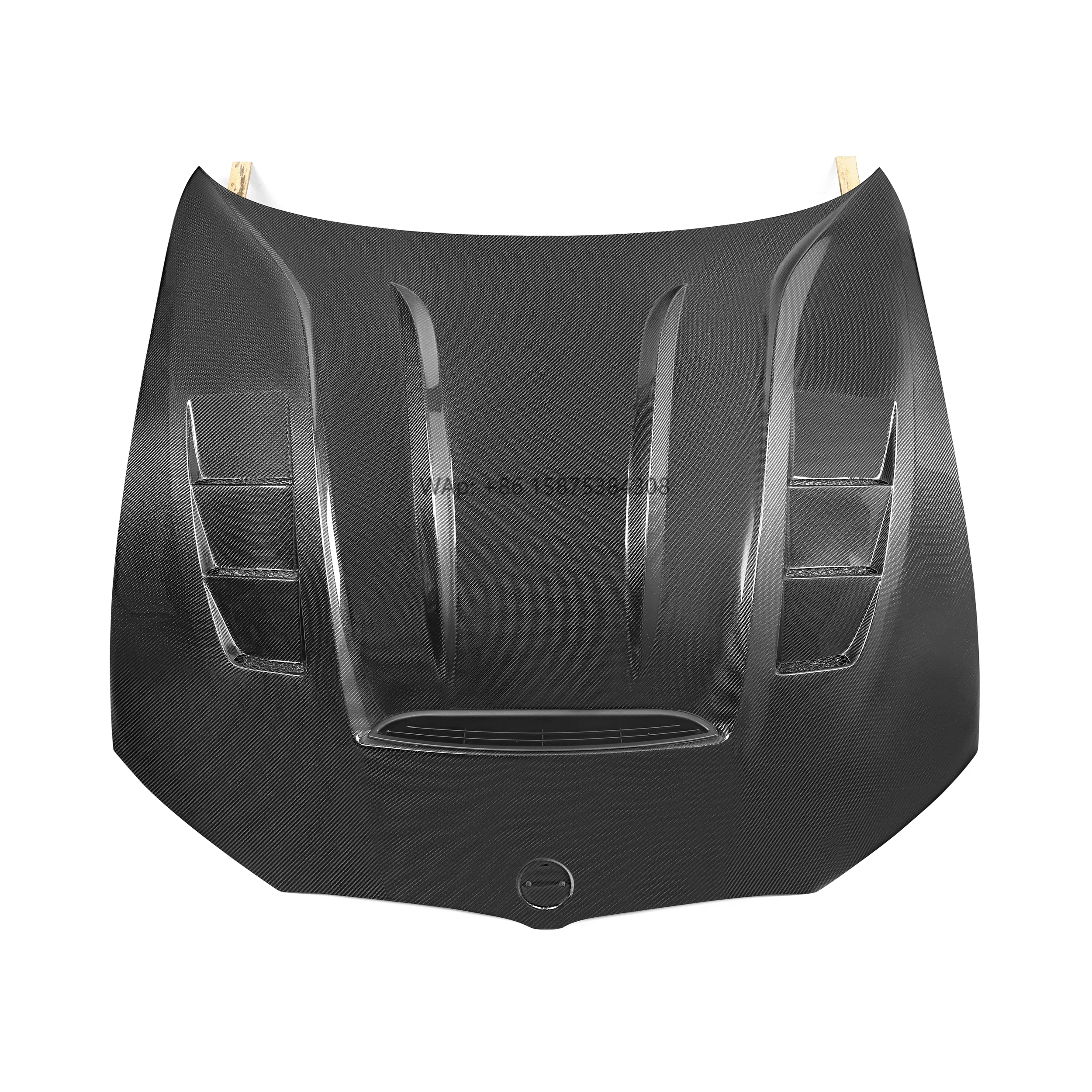 

DW Style Carbon Fiber Fibre Front Bonnet Engine Hood Cover for 3 Series G20 330I M340I 2019 2020 2021 2022 2023 Car Bonnet