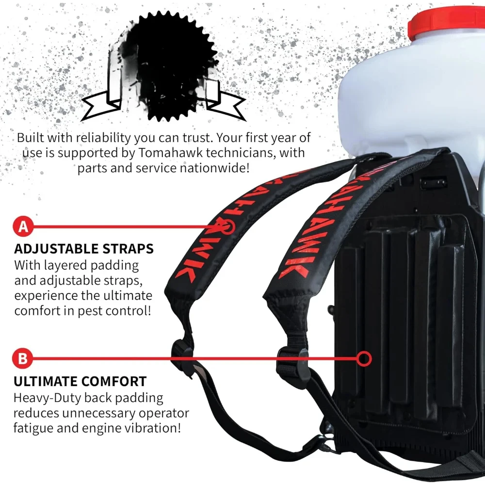 Turbo Boosted Backpack Brumisateur, Souffleur de cuir chevelu, Pulvérisateur corde V, Pulvérisateur de jardin avec moteur à gaz 62