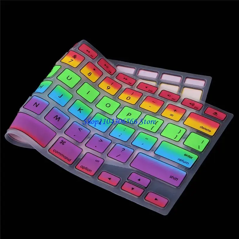 

02DD Силиконовая клавиатура Крышка Кожа защищает для 13 "15"