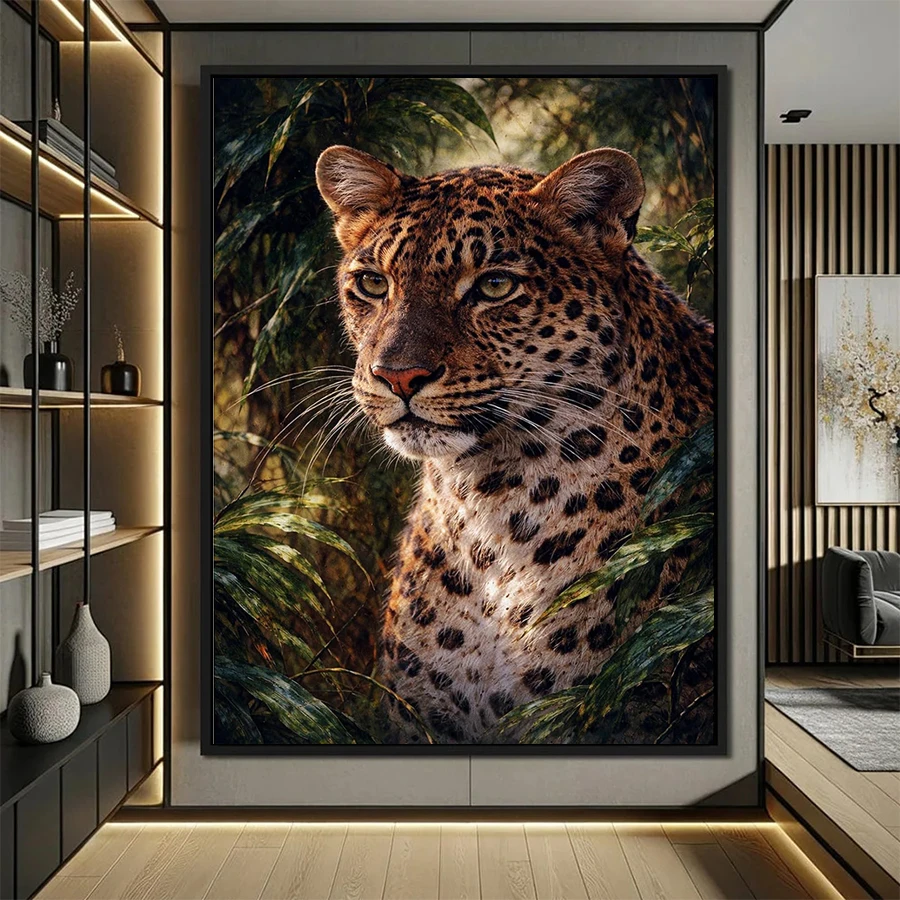 

5D DIY Diamond Embroidery Painting Kit New Wildlife Leopard Art Mosaic Art Adult Decoration Gift