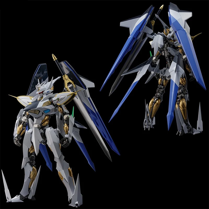 Genuine Original 1000Toys RIOBOT Villkiss CROSS ANGE Rondo of Angel and Dragon Action Anime Figure Collectible Model Dolls Gift