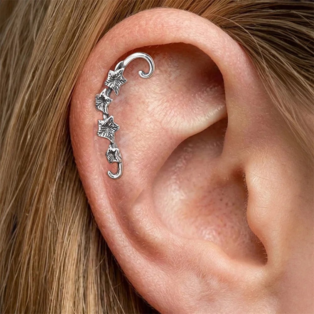AIDE 925 Sterling Silber 1 Stück Glänzender Geometrischer Segelboot-Helix-Piercing-Ohrring für Damen Punk-Schmuck Persönlichkeits-Mode – Detail 29