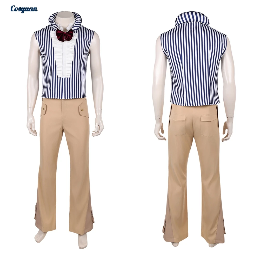 

2026 Live Action TV Pirate Cosplay Mr. 3 Top Pants Clothes Men Party Disguise Roleplay Halloween Costume Carnival Outfits Suits