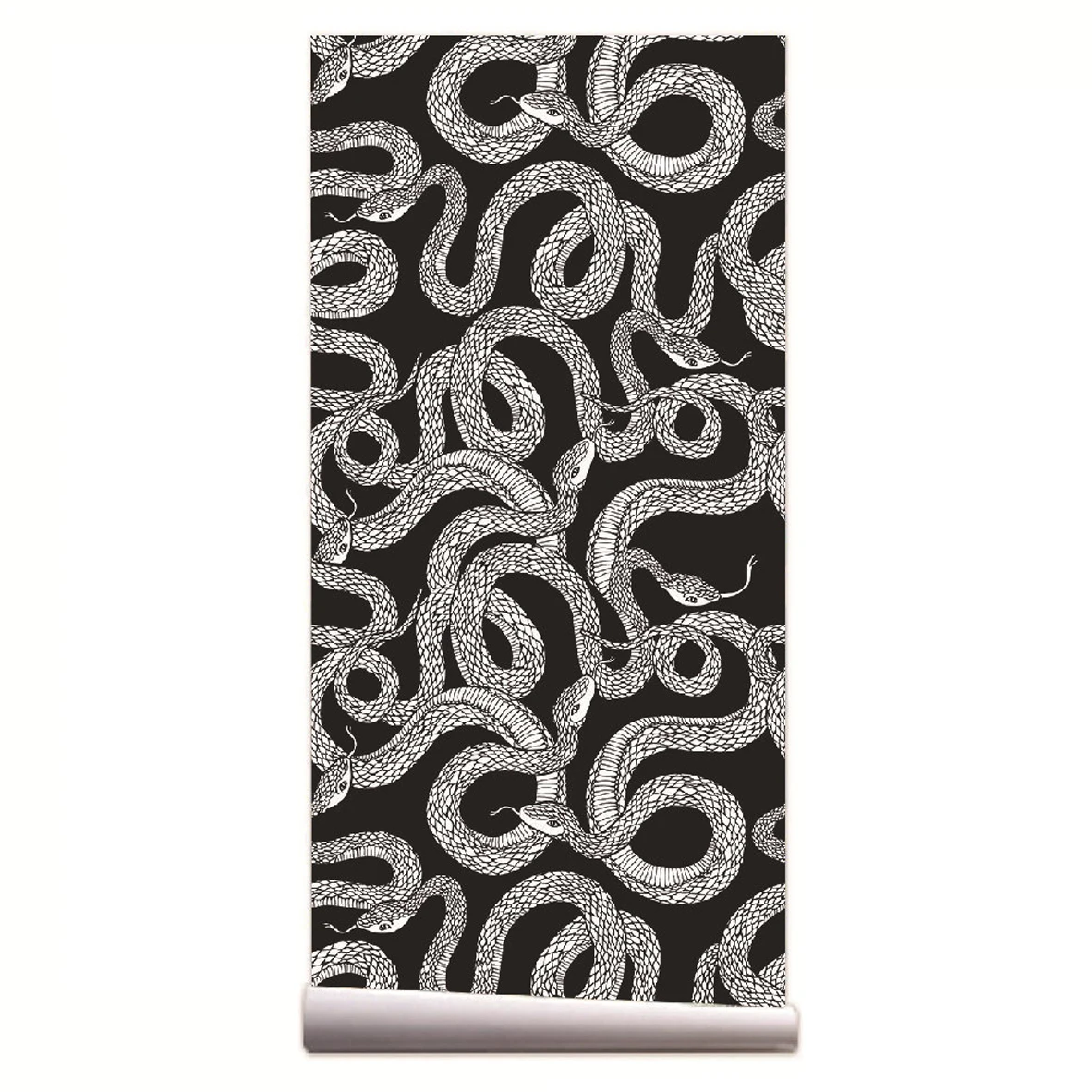 Snake Peel and Stick Wallpaper Self Adhesive Removable Easy Peel Off Contact Paper Stick on Wall Paper for Bedroom Cabinet