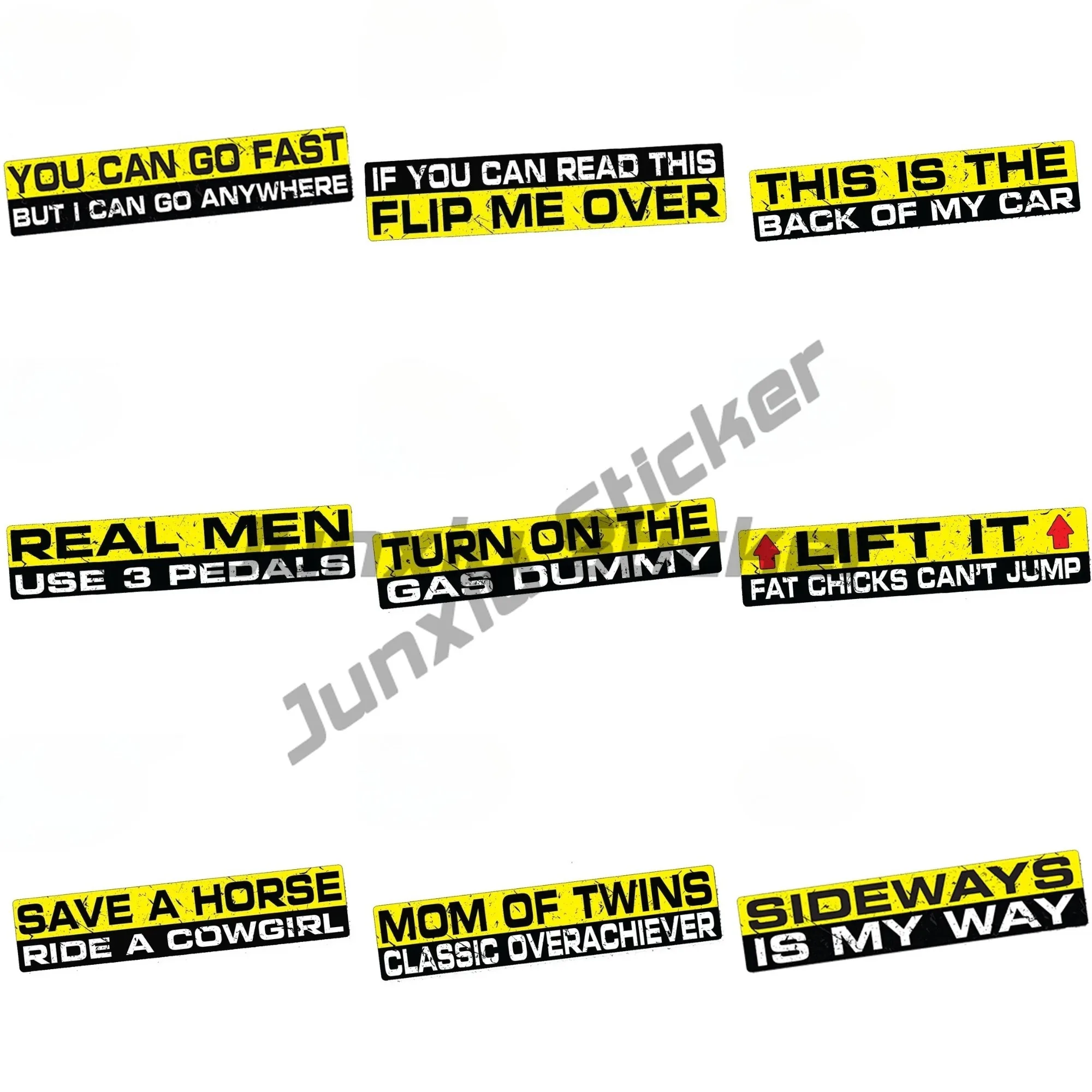 

Car Styling Waterproof I Go Anywhere Decal Sticker Vinyl Funny Offroad Funny Car Sticker