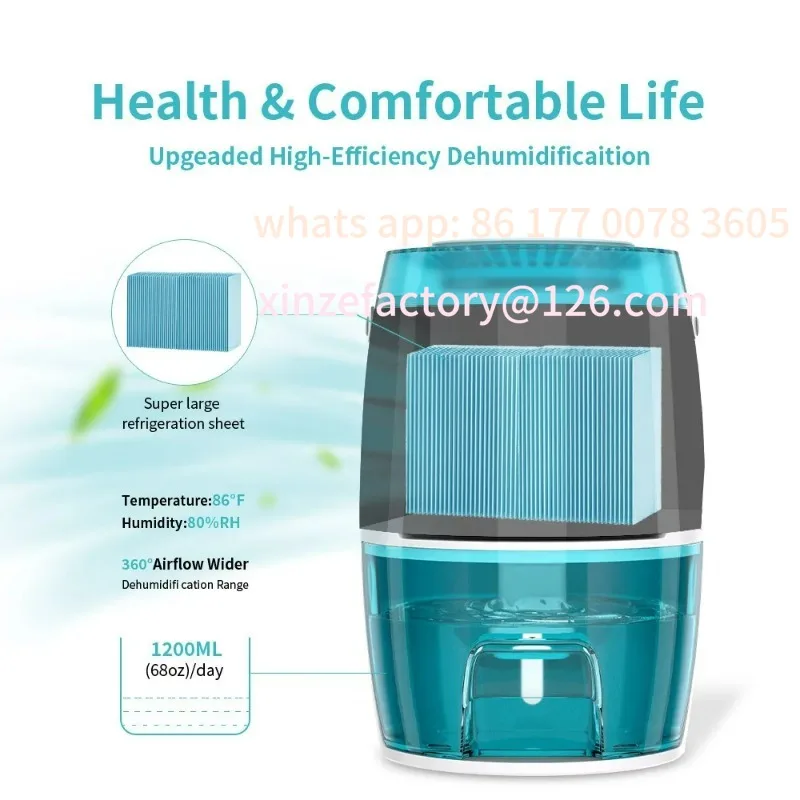 

Customizable 1 new small household dehumidifier and air purifier, convenient to use, suitable for living rooms and basements