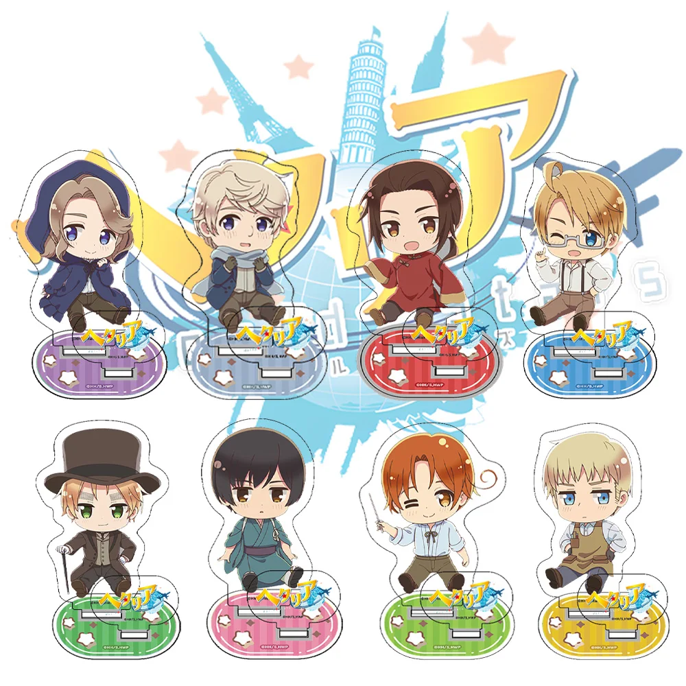 Anime Peripheral Store Hetalia: World Stars China Italy Japan USA Germany France Russia UK Acrylic Stand desktop ornament Gifts