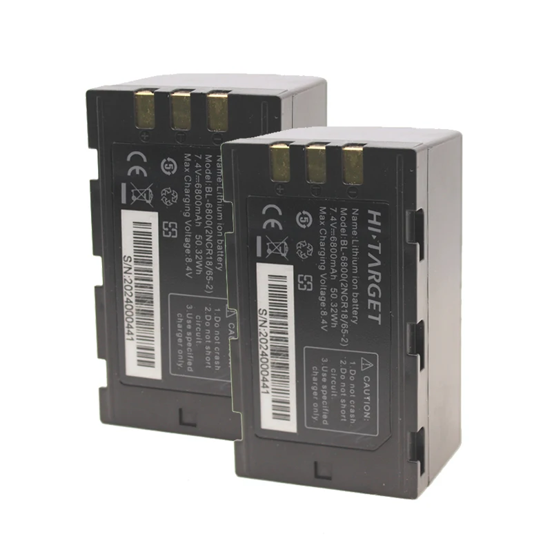 2pcs BL-6800 Battery for Hi-target V98 A16 TS7 iRTK5 GPS RTK GNSS 7.4V 6800mAh Li-ion  Battery BL-6800