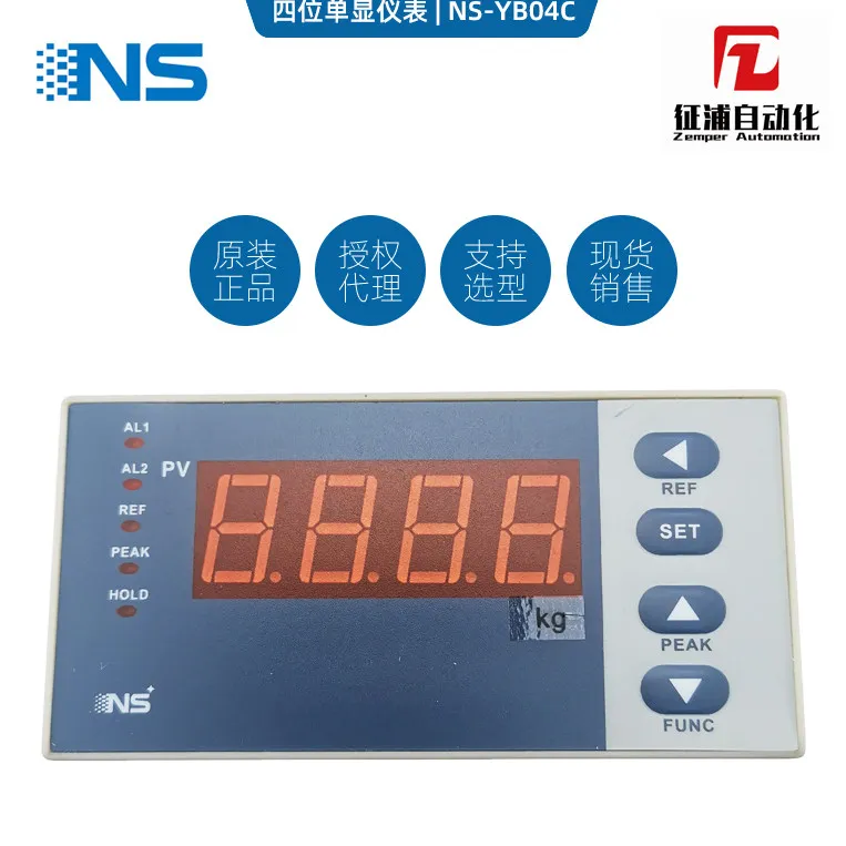 NS-YB04C-B four-position single display instrument 4-20mA, 0-10V input