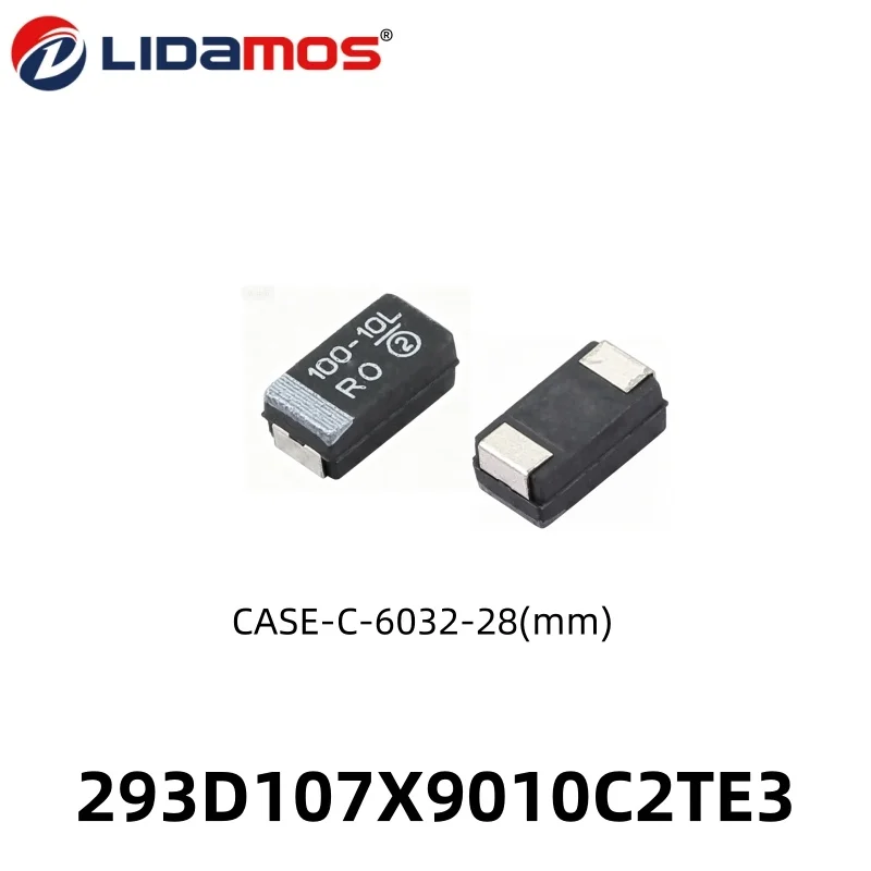 100-ピース-ロット-293d107x9010c2te3-case-c-6032-28-オリジナル純正電子部品