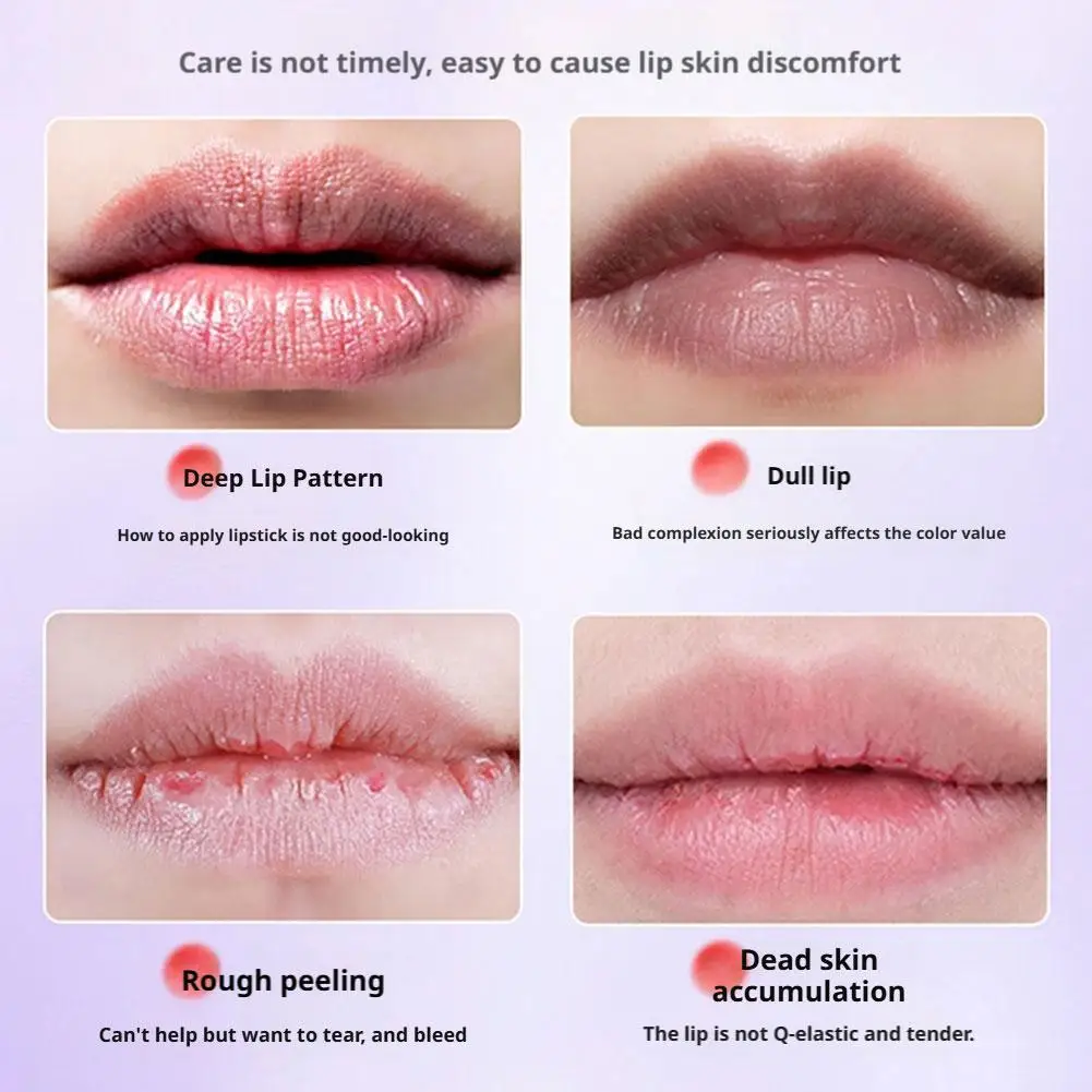 Lip oil lip balm plump light lip lines moisturizing non-stick Cosmetics temperature cup change makeup N0U4