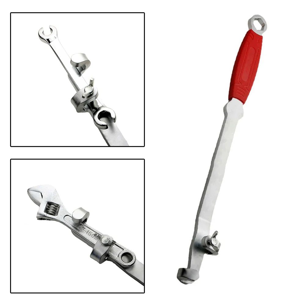 1pcs 400mm Soft Grip Handvat Steeksleutel Extender Remover Installer Auto Tool Voor Losmaken Verroeste Bouten Handgereedschap