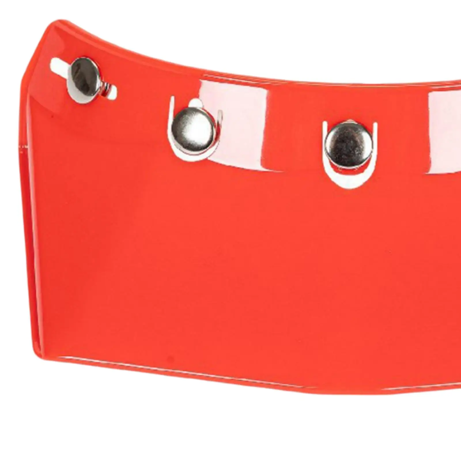 خوذة قناع الذروة 5-Snap مفتوحة الوجه خمر حامي استبدال الملحقات