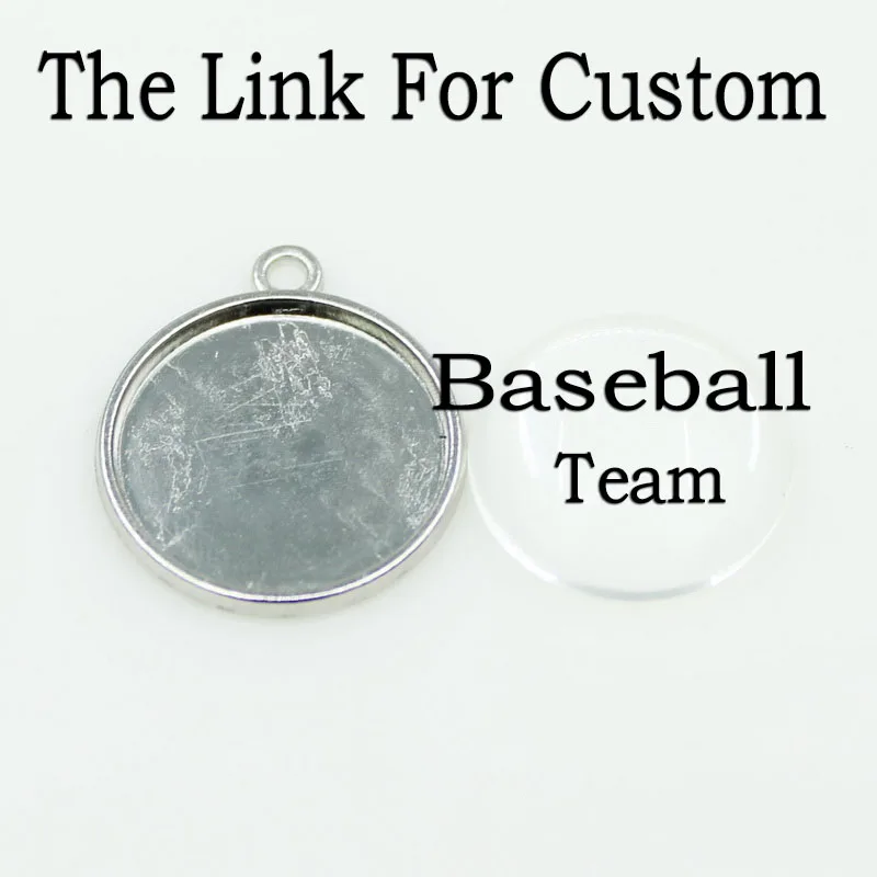 

Wholesale 10pcs American Baseball Sport Hanging Dangle Charms DIY Bracelet&Bangles Jewelry Accessory