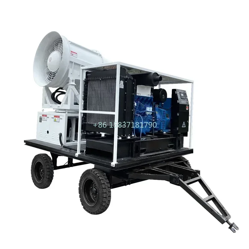 Factory Price Automatic Fog Cannon Machine Dust Removal Mist Sprayer Fog Cannon Tower Dust Suppression Fog Cannon for Singapore