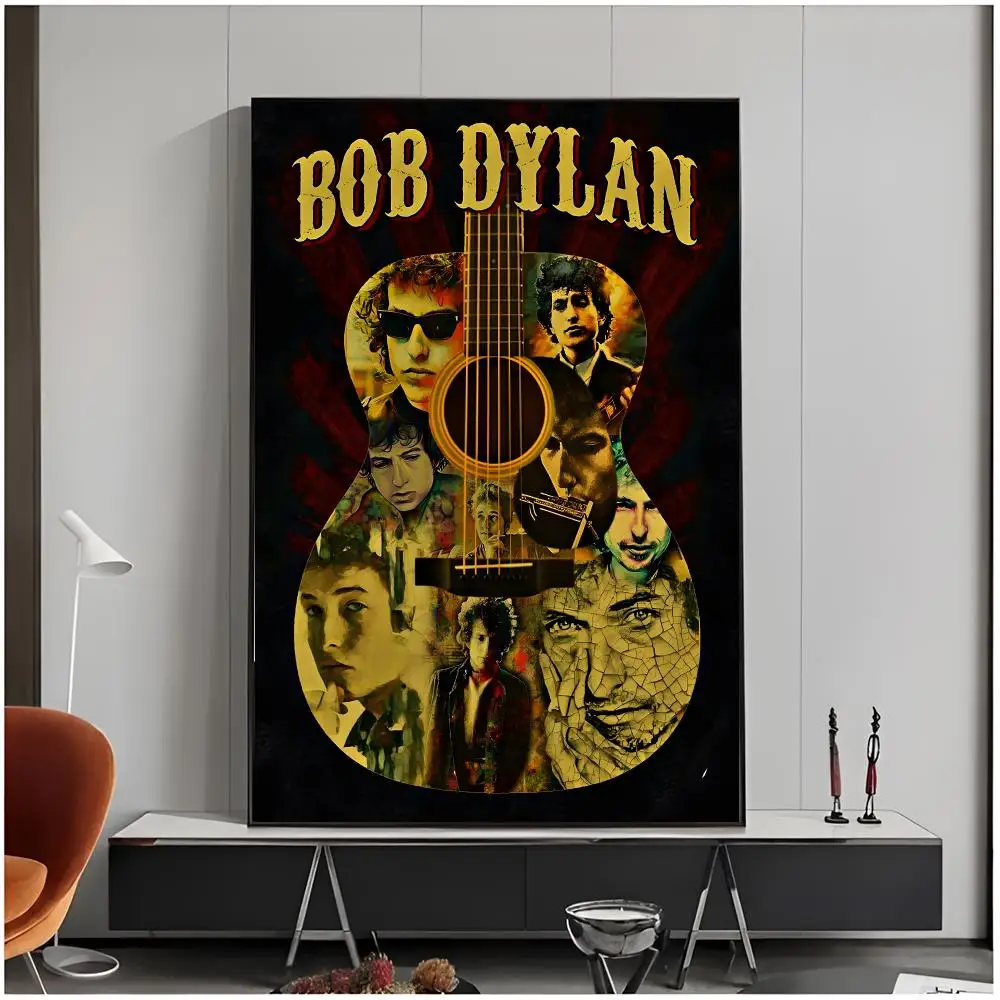 folksinger classicrock B-Bob Dylan Poster Living Room Bedroom Decorative Print Unframed Decor