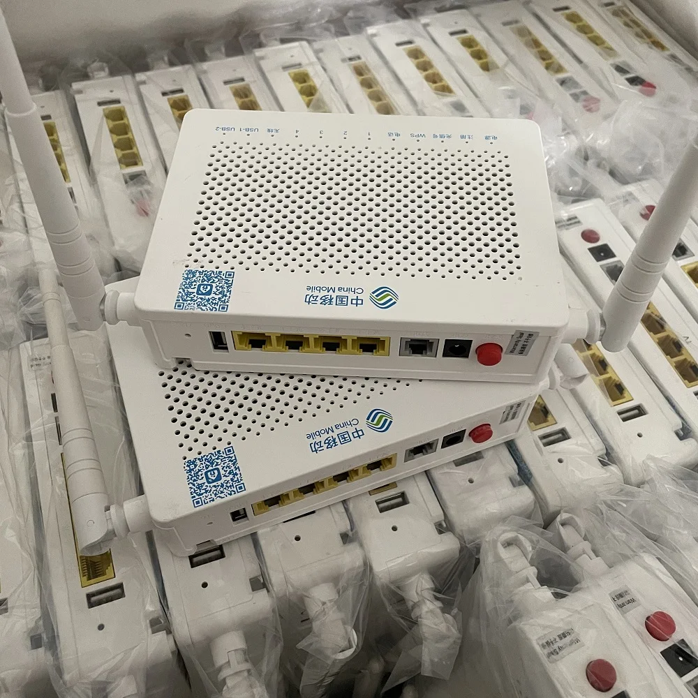 듀얼 밴드 중고 광학 ONU ONT GPON 4GE 1TEL 2USB 5G 와이파이 중고 영어 버전, 전원 라우터 없음, F673AV9, F673AV9A