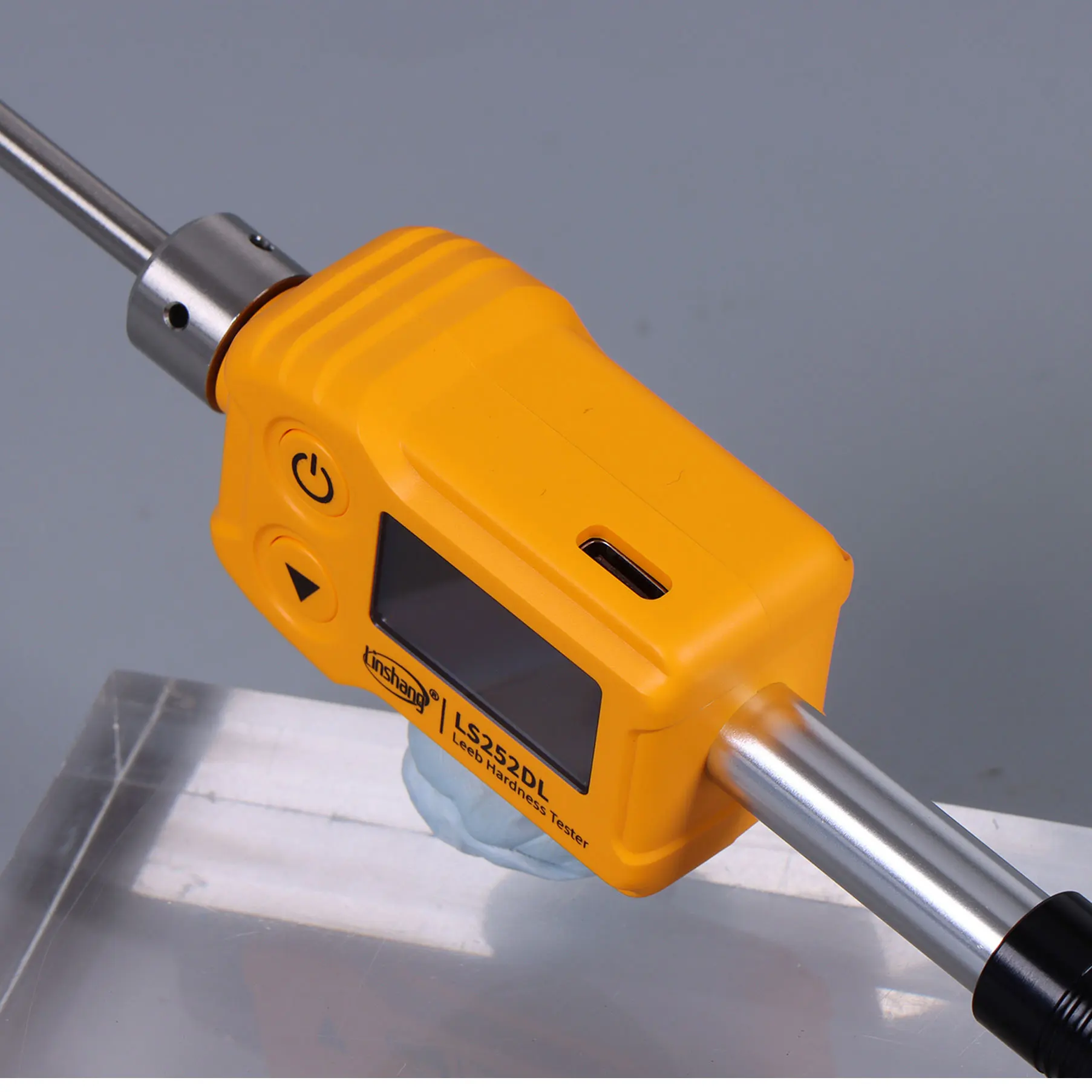 LS252DL Handheld Digital Leeb Hardness Tester Aluminum Alloy Steel Durometer Checker Detector Testing Machine