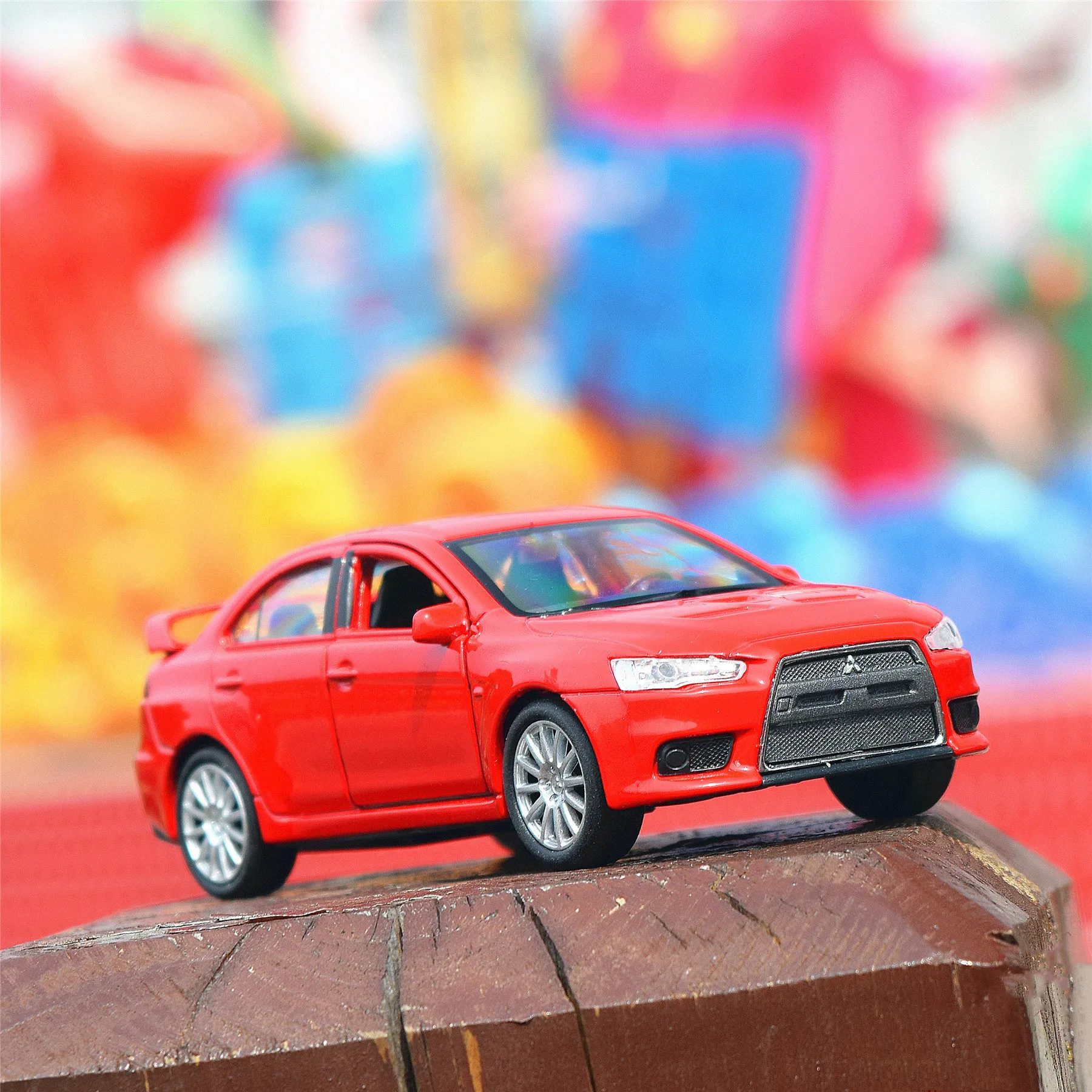 Welly 1:36 Mitsubishi Lancer Evolution x Simulation Legierung Druckguss Auto Modell Metall Spielzeug Fahrzeug Auto Modell Sammlung Spielzeug für Jungen