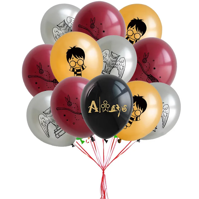 Harry Potter themed Latex Balloon Set Party Supplies Boy Birthday Party Baby Shower Party Decorations Kid Toys Classic Toy