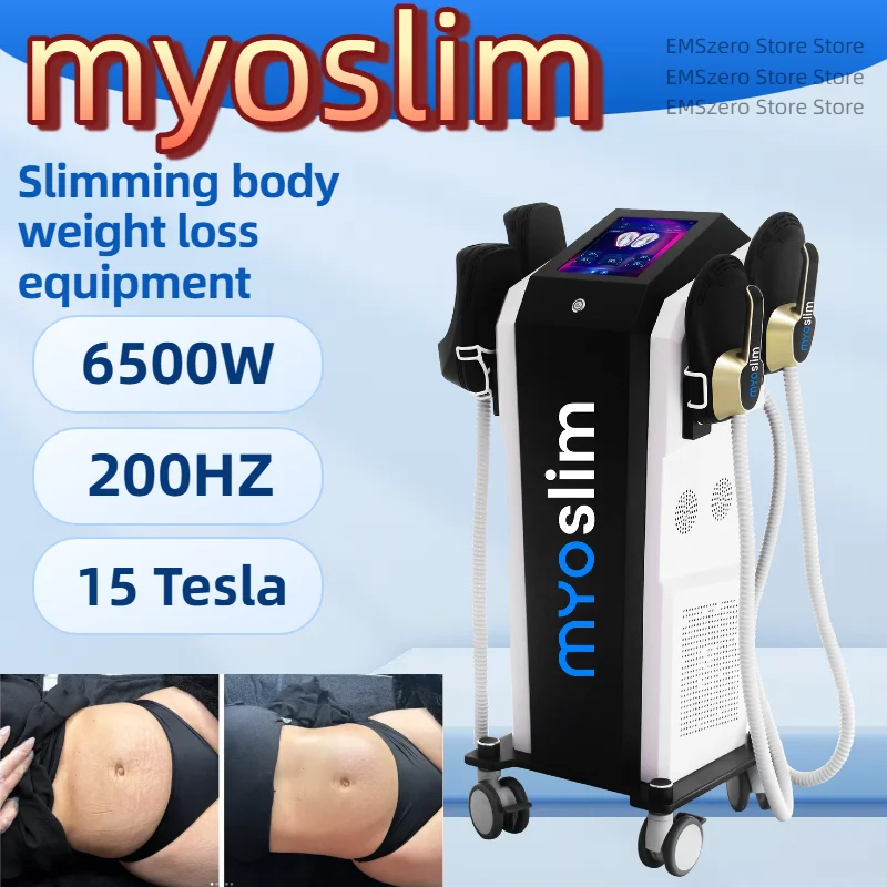 

EMSzero 6500W 15Telsa 200HZ PRO RF Weight Loss Machine Body Shaping Muscle Stimulation Equipment Weight Loss Machine 4 5 Handles