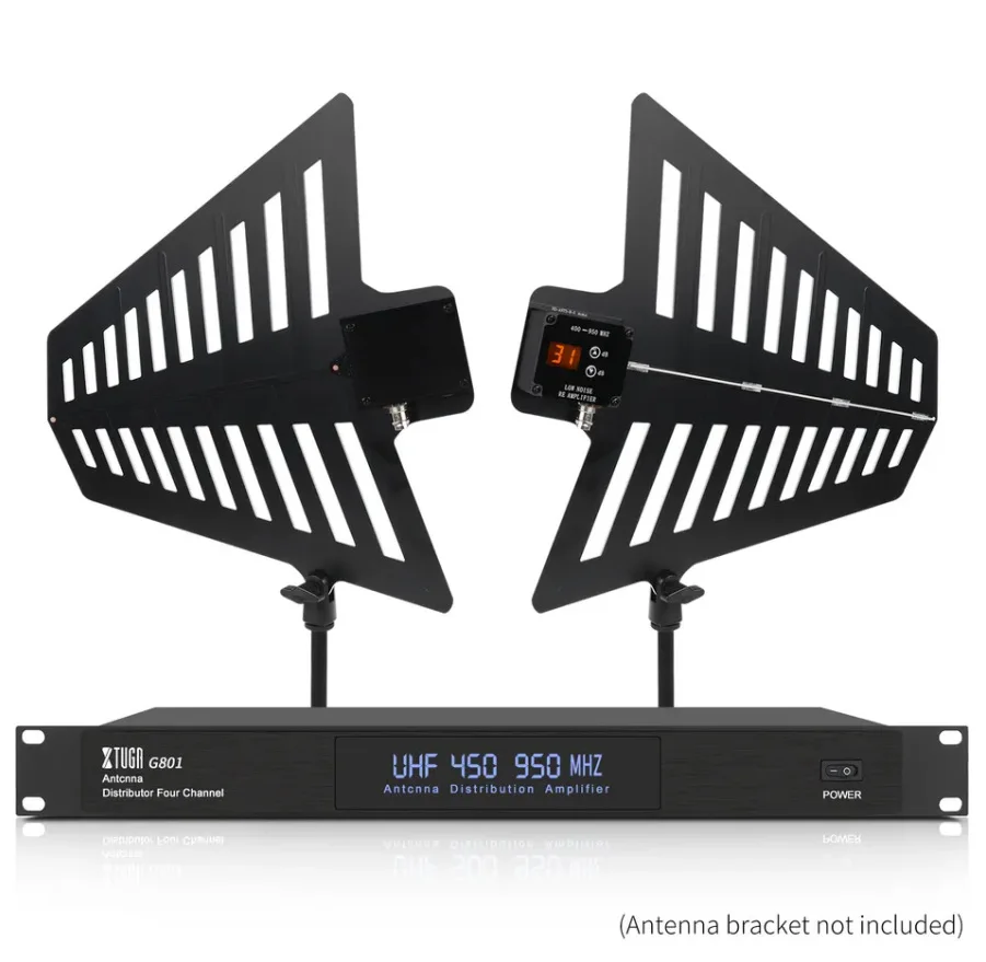 

Dedicated Wireless Microphone Signal Microphone Amplifier Anti-jamming U-segment Extended Range Antenna Receiver