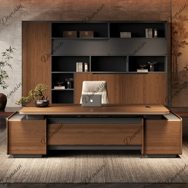 XX Luxury Decoration Office Desk Portable Aesthetic Display Design Office Desk Multifunctional Reception Ufficio Salon Furniture