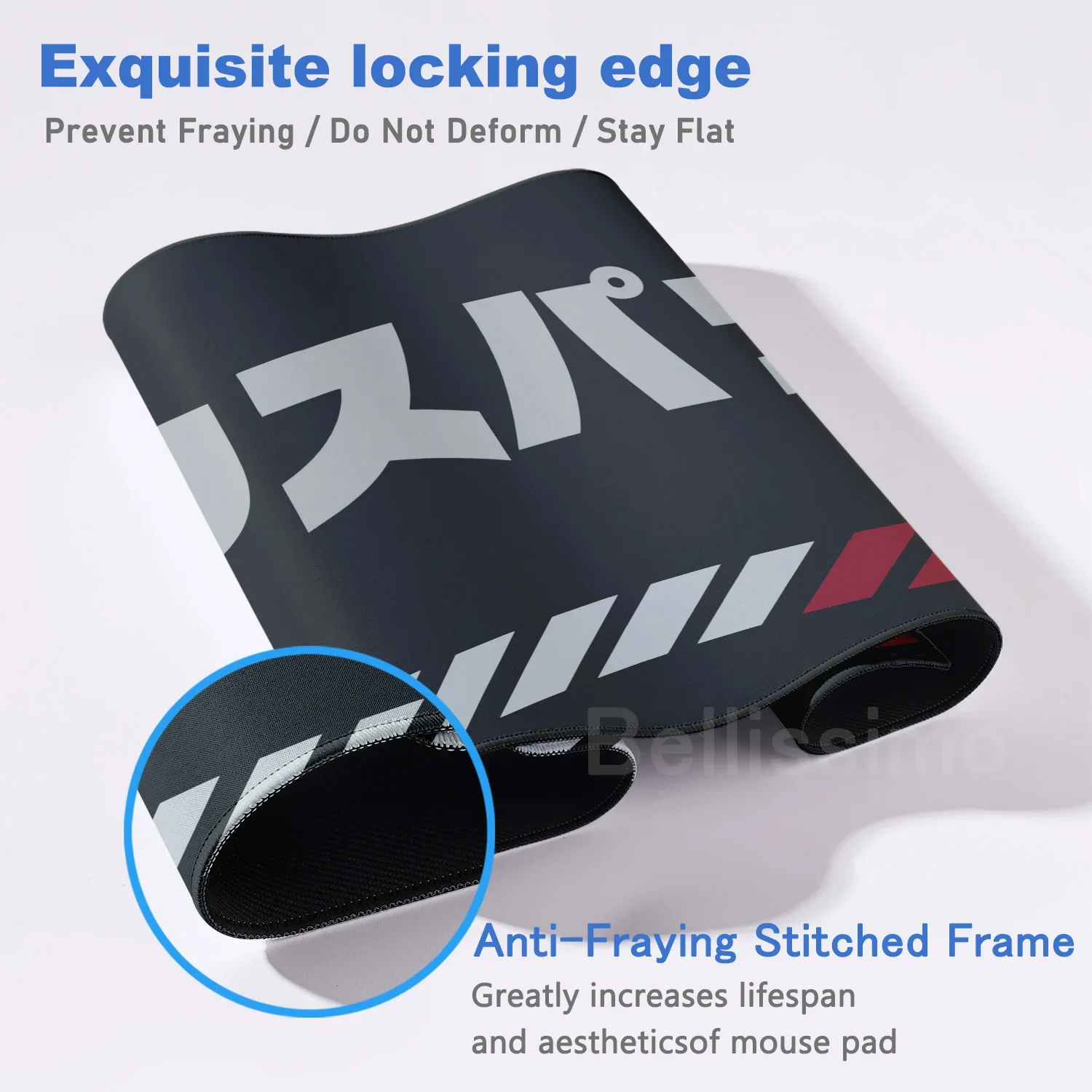 Tappetino per mouse per PC da ufficio Tappetino per tastiera grande Tappetino per mouse Xxl Xs Tappetino per mouse nero viola Accessori da gioco Tappetini Tappetino per scrivania E-Sports esteso