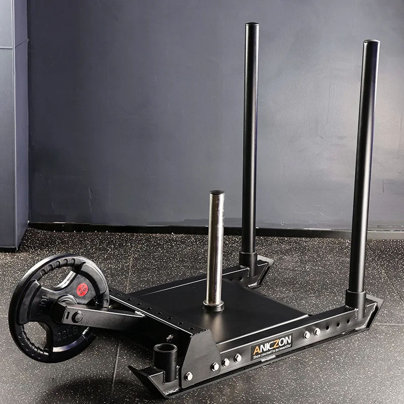 Indoor Gym Equipment Push-Pull Fitness Sled For Burst Strength Training Resistance Load Training Sled