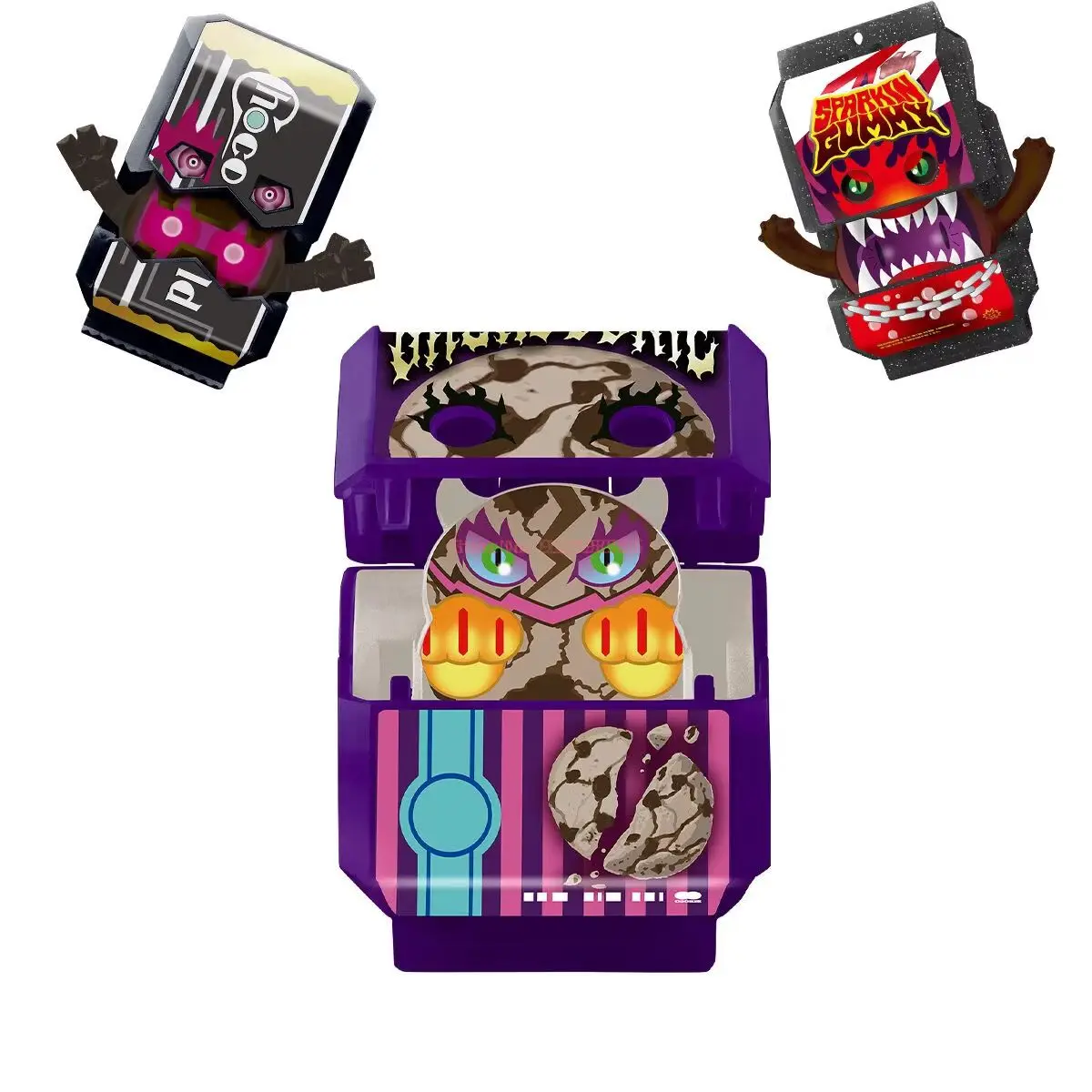 بانداي كامين رايدر GAVV Gabe's Lines GOCHIZO 08 Thunderbolt Taffy Dark Chocolate Chip Cookie أنيمي نموذج لجسم ألعاب الديكور #6