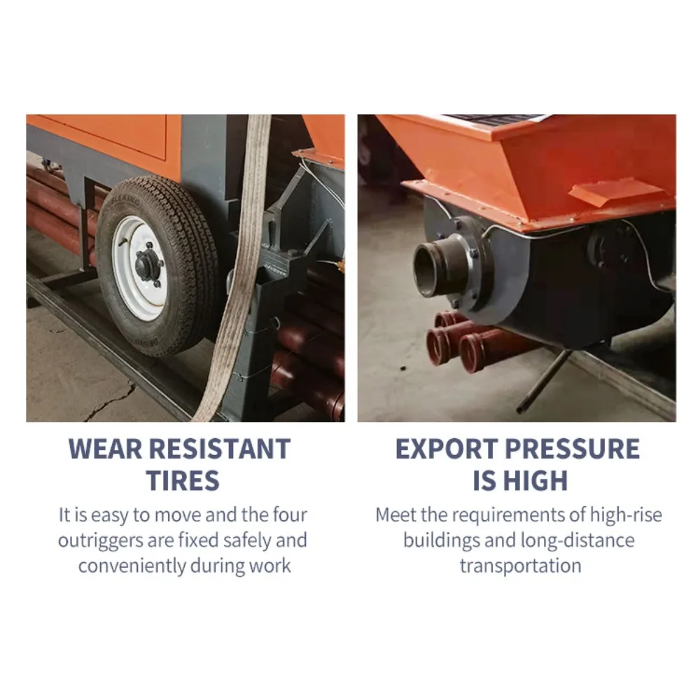 

Diesel Concrete Mixer Pump Machine 35 m³ /h Steel Pipe 125 mm Diameter Wear‑Resistant Fast Installation Factory Price